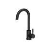 Quadron Zestaw JOHNNY 116 PURE CARBON zlewozmywak granitowy z baterią, dozownikiem i zwijaną matą – jednokomorowy, wpuszczany, pure carbon/elementy czarne, bateria pure carbon, dozownik pure carbon, Qmata pure carbon HCQJ6044BLMBDRPC